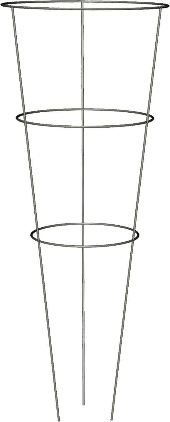 Panacea Products Galvanized Tomato Cage Professional, Silver, 54x16 in - Tomato Supports