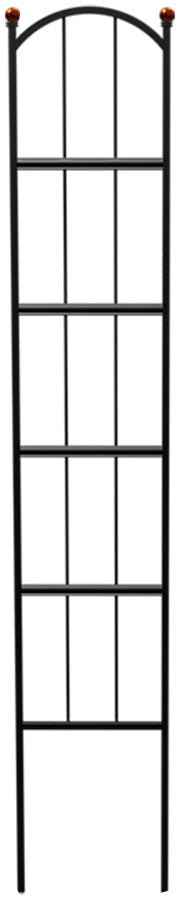 Panacea Products Modern Farmhouse Pot Trellis, Black, 60 in - Arbors & Trellis