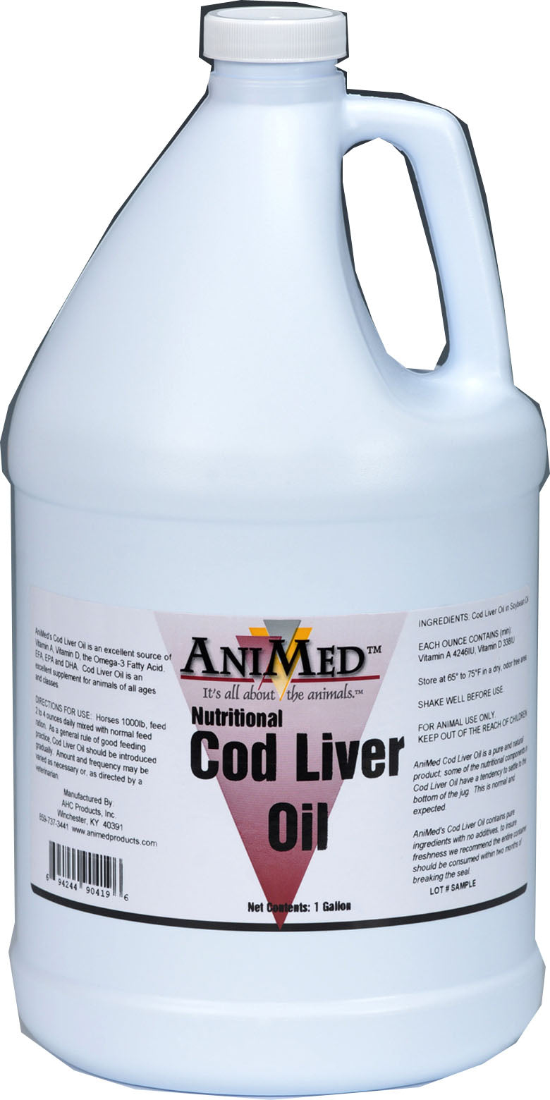 Animed Cod Liver Oil, 1 gal - Wheat Germ & Other Oils