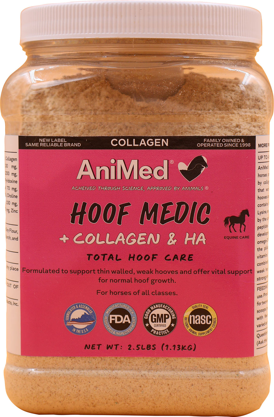 Animed Hoof Medic with Collagen and Ha, 2.5 lb