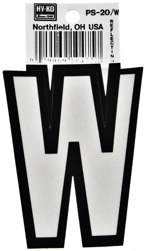 Hy-Ko PS-20 Series PS-20/W Die-Cut Reflective Letter