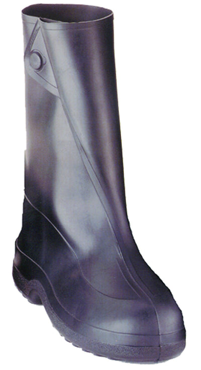 Tingley Work Rubber Overshoe 10 Inch Height, Black, LG - Over the Shoe Boots