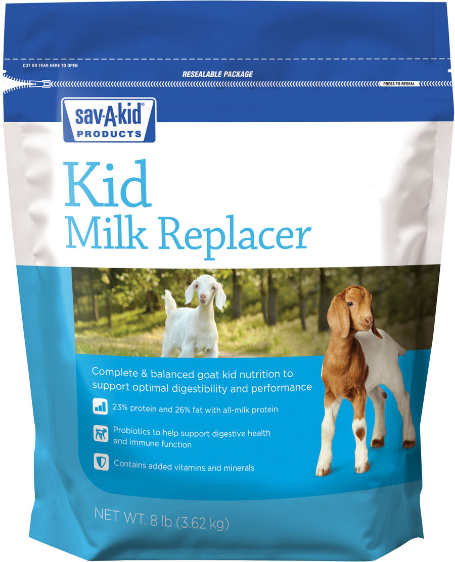 Sav-A-Kid Non-Medicated Milk Replacer, 8 lb - Milk Replacers