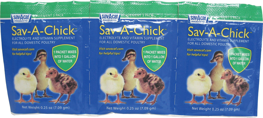 Sav-A-Chick Electrolyte & Vitamin Supplement, .25 oz-3 pk - Electrolytes