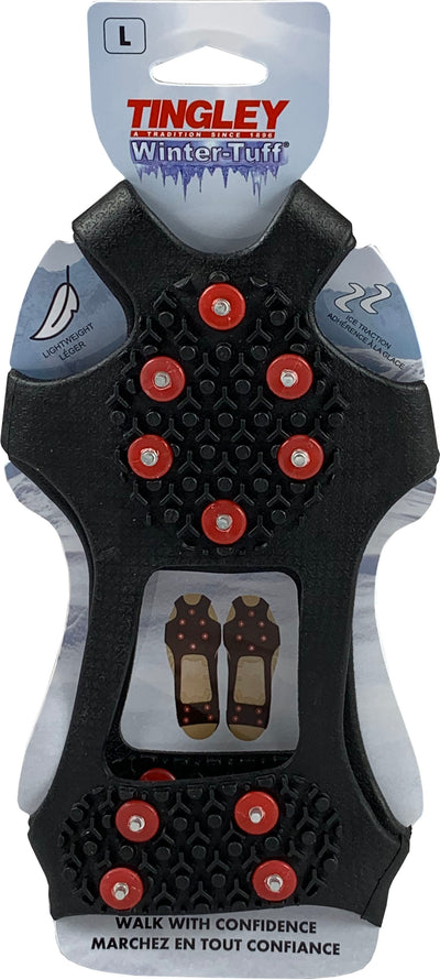 Tingley Winter-Tuff Ice Traction Spikes, Black, LG - Accessories