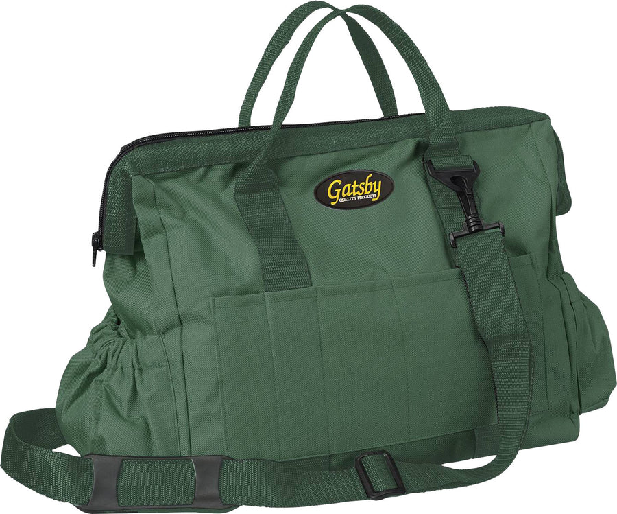 Gatsby Nylon Grooming Tote, Hunter Green, 14x10 in - Accessories