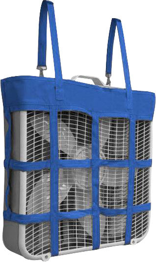Gatsby Nylon Box Fan Holder, Royal Blue, 20x20x4 in - Accessories