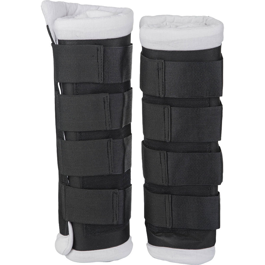 Gatsby Nylon Rapid Horse Wraps, Black, 16 in-2 pk - Polo Wraps