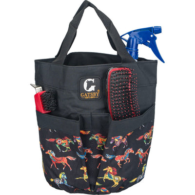 Gatsby Nylon Stable Tote Mesh Bottom, Ponies - Accessories