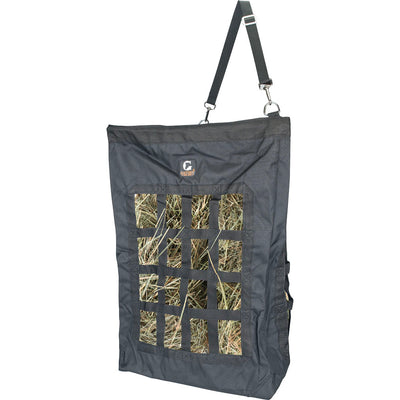 Gatsby Nylon 3 Sided Corner Hay Bag, Black - Hay Bags & Nets