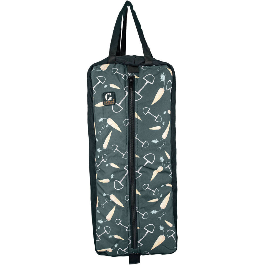 Gatsby Nylon Padded Bridle Halter Bag, Carrots - Halter Accessories