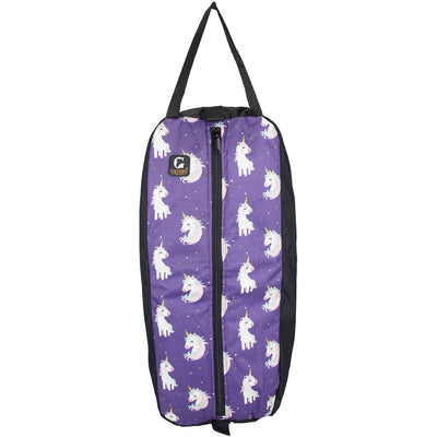 Gatsby Nylon Padded Bridle Halter Bag, Unicorns - Halter Accessories