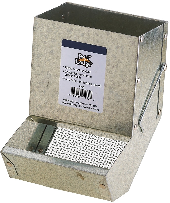 Pet Lodge AF5S Small Animal Feeder with Sifter Bottom