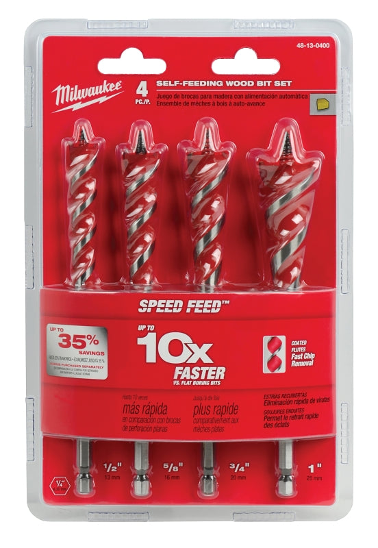 Milwaukee 48-13-0400 Wood Bit Set