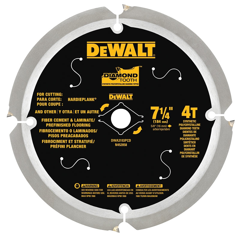 DEWALT DWA3193PCD Circular Saw Blade