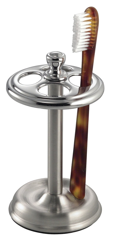 iDESIGN York Steel Divided Series 76250 Toothbrush Stand