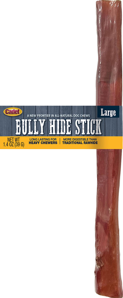 Cadet Bully Hide Sticks, LG - Rawhide/ Body Parts