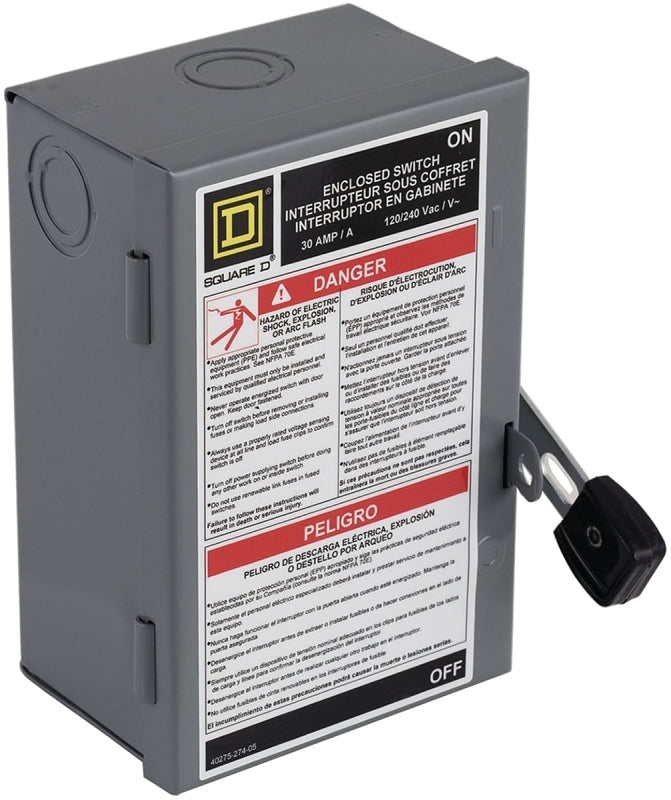 Square D L211N Fusible Safety Switch