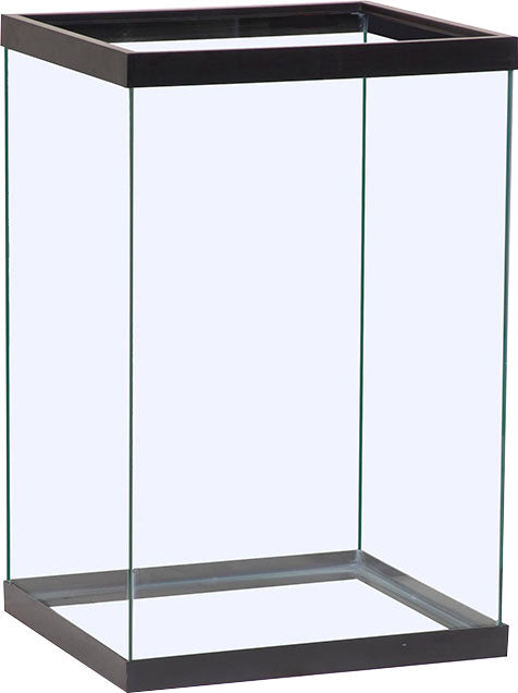 Marineland Framed Column Aquarium Tank, 37 gal-20x18x24 in - Black Standard