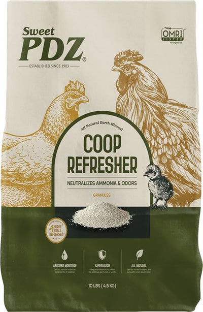 Sweet Pdz Coop Refresher Granular, 10 lb - Odor Control