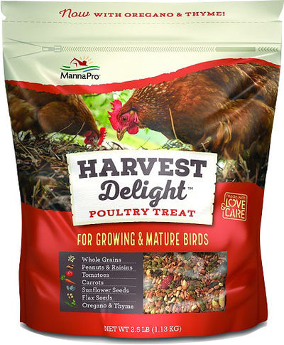 Manna Pro Harvest Delight Poultry Treat, 2.5 lb - Treats