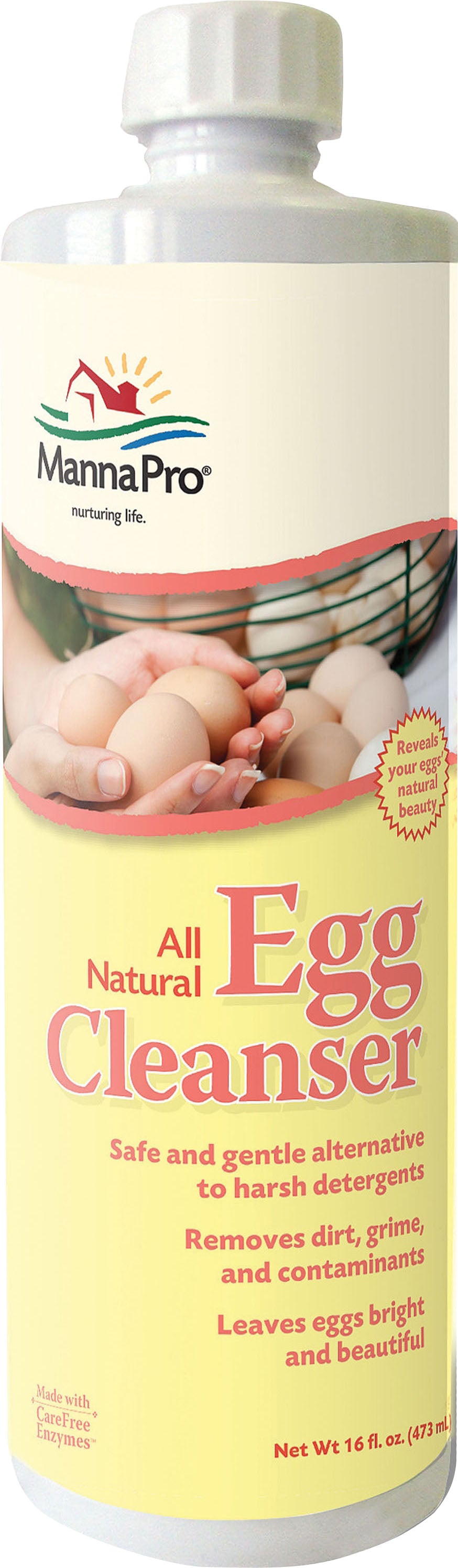Manna Pro All Natural Egg Cleanser, 16 oz - Egg Cleaner