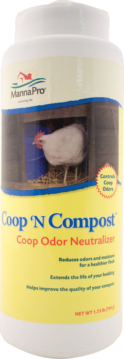 Manna Pro Coop 'n Compost Coop Odor Neutralizer, 1.75 lb - Bedding