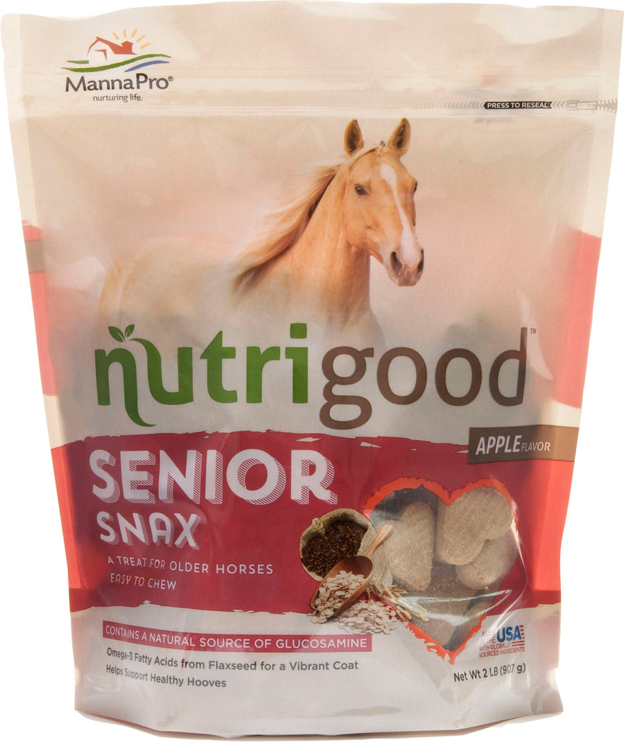 Nutrigood Senior Snax Horse Treats, Apple, 2 lb