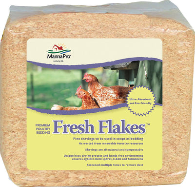 Manna Pro Fresh Flakes Poultry Bedding, 12 lb