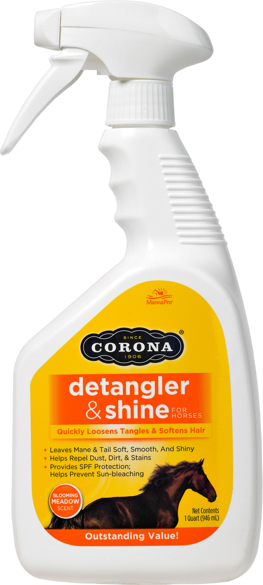 Corona Detangler & Shine Spray, 32 oz - Detanglers & Shine