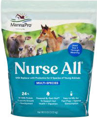 Manna Pro Nurse All Multi-Species Milk Replacer, 8 lb - Development & Milk Replacer