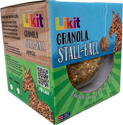 Likit Granola Stall Ball, Apple, 3.53 lb - Treats