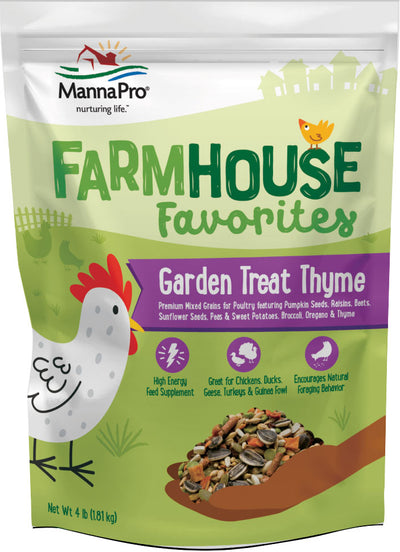 Manna Pro Farmhouse Favorites Garden Treat Thyme, 4 lb - Starter Feed