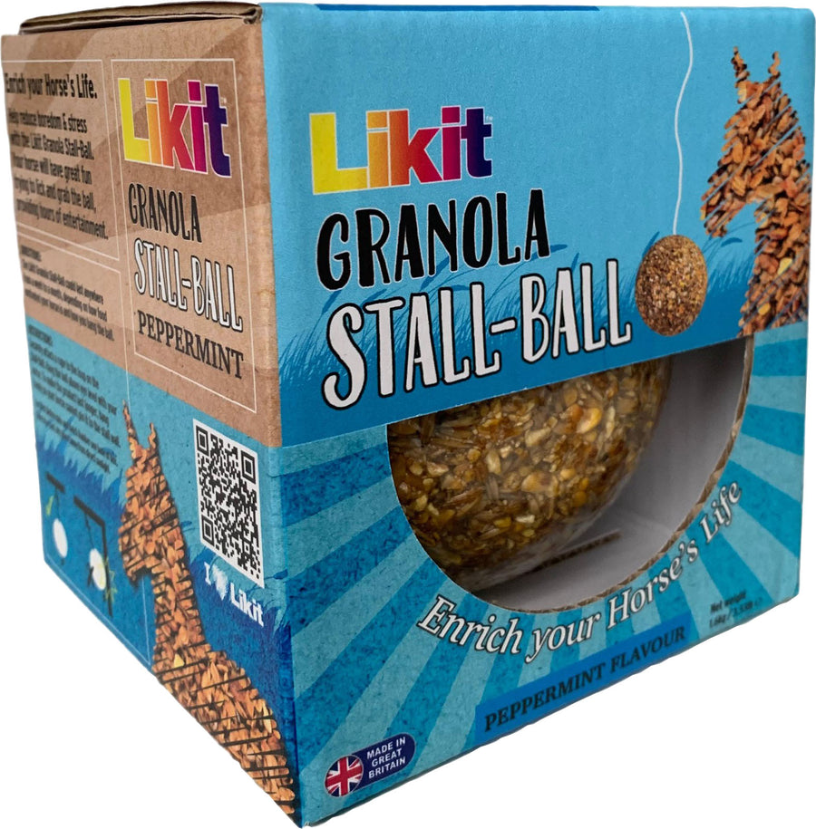 Likit Granola Stall Ball, Peppermint, 3.53 lb - Treats