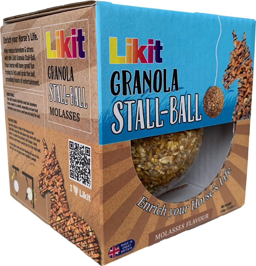 Likit Granola Stall Ball, Molasses, 3.53 lb - Treats