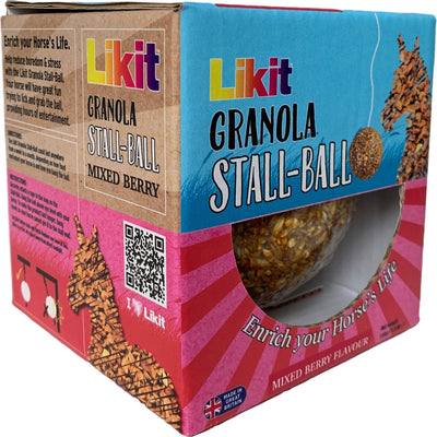 Likit Granola Stall Ball, Berry, 3.53 lb - Treats