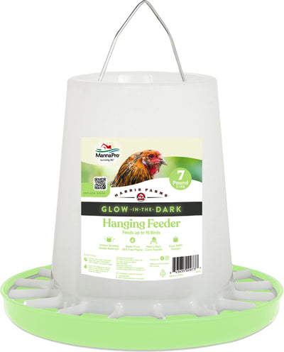 Free Range Glow Feeder, Lime, 7 lb - Hanging Feeder