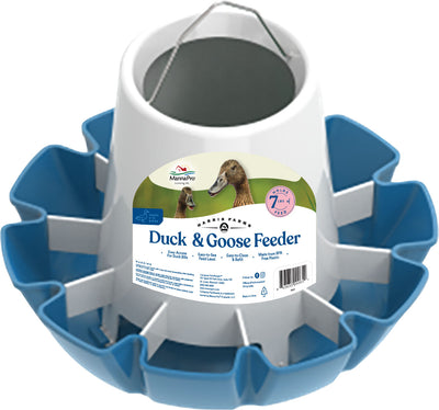 Free Range Duck Feeder, Blue, 7 lb - Hanging Feeder