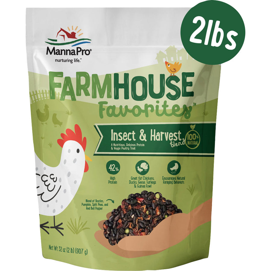 Manna Pro Farmhouse Favorites Harvest Blend Beetles, 2 lb - Treats