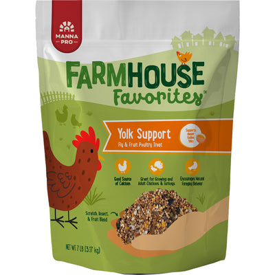 Manna Pro Farmhouse Favorites Yolk Support Treat, 7 lb - Treats