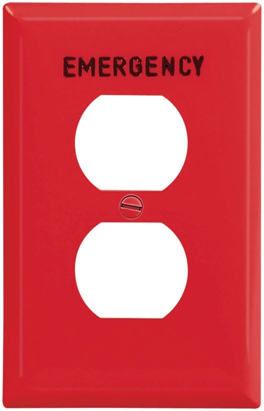 Eaton Wiring Devices PJ8EMRD Receptacle Wallplate