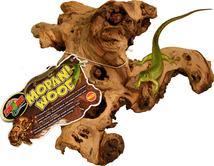 Zoo Med Mopani Wood, Natural, md-10-12 in - Wood/Vines