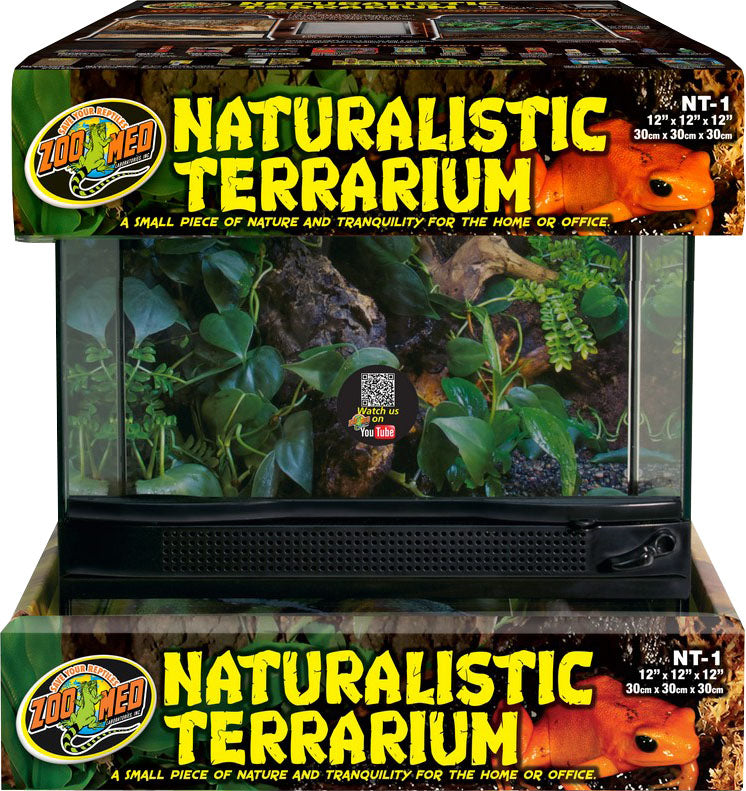 Zoo Med Naturalistic Terrarium, 12x12x12 in - Glass