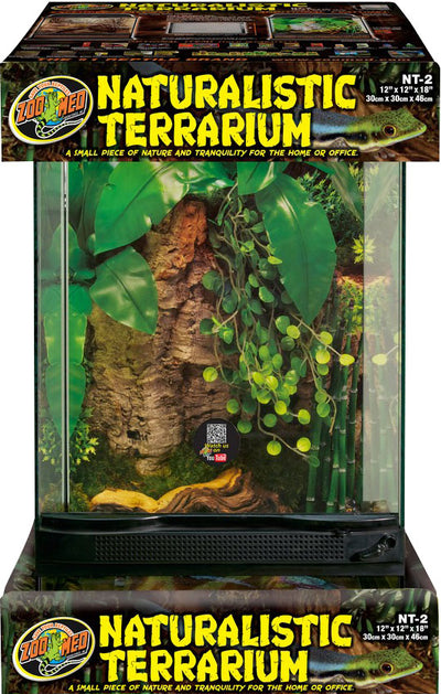 Zoo Med Naturalistic Terrarium, 12x12x18 in - Glass