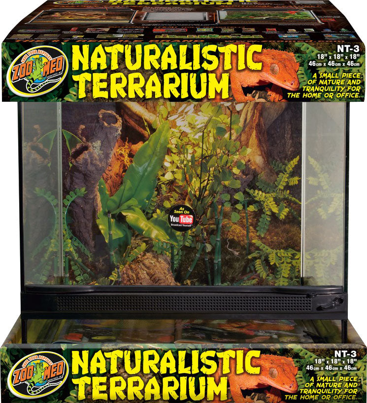 Zoo Med Naturalistic Terrarium, 18x18x18 in - Glass