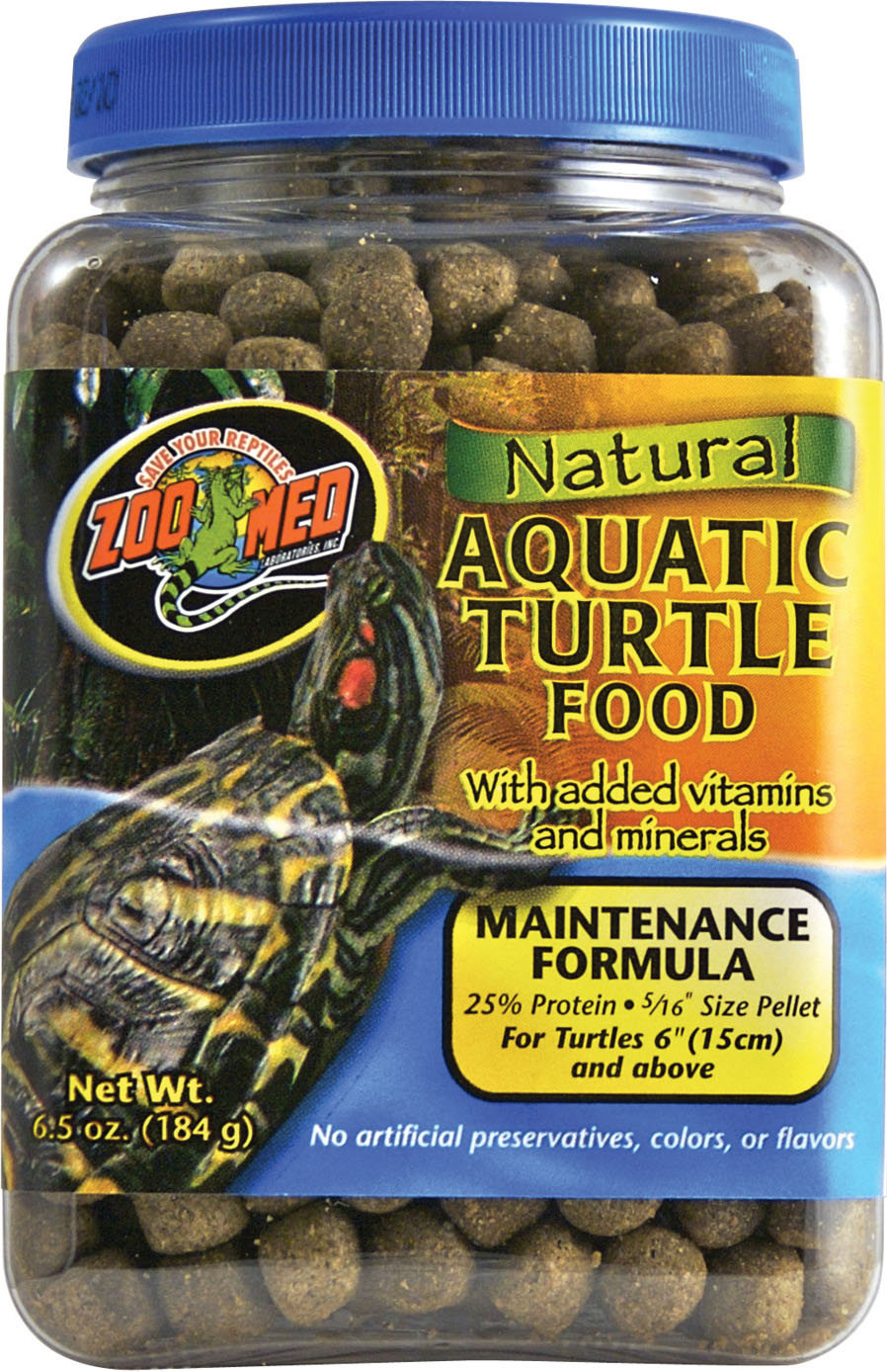 Zoo Med Natural Aquatic Turtle Food Maintenance, 6.5 oz - Turtle/Tortoise