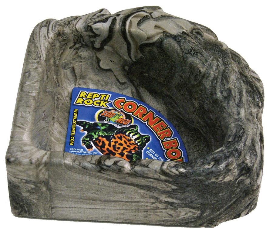Zoo Med Repti Rock Corner Bowl, Assorted, LG - Dishes