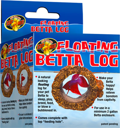 Zoo Med Floating Betta Log, Natural - Resin