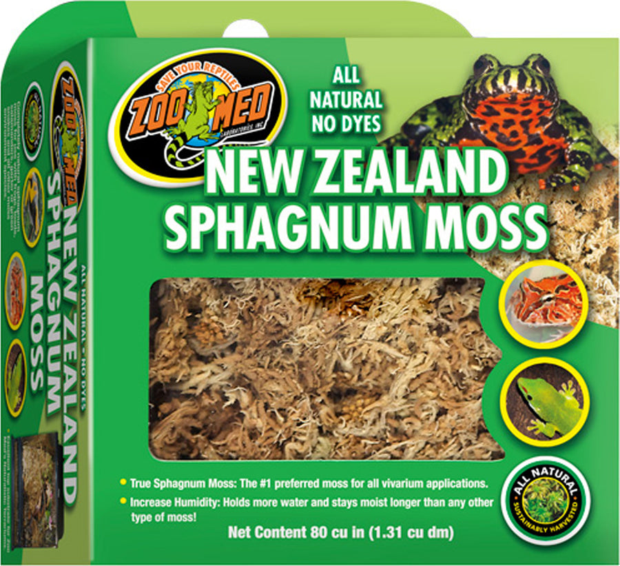 Zoo Med New Zealand Sphagnum Moss, Natural, 80 Ci