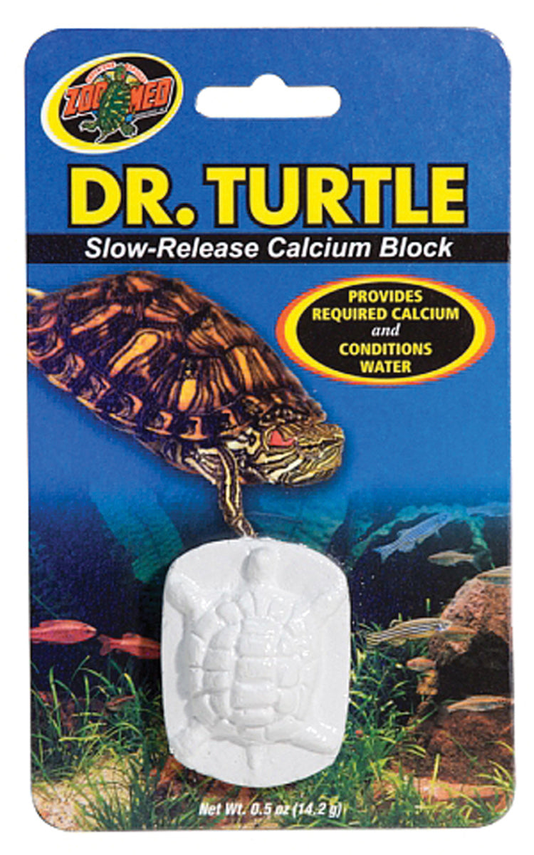 Zoo Med Dr. Turtle Slow-Release Calcium Block, .5 oz - Water Conditioners